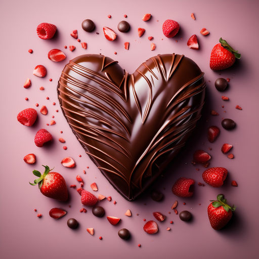 Romantické zamilované citáty, texty, smsky, vzkazy pro holku, srdce čokoláda